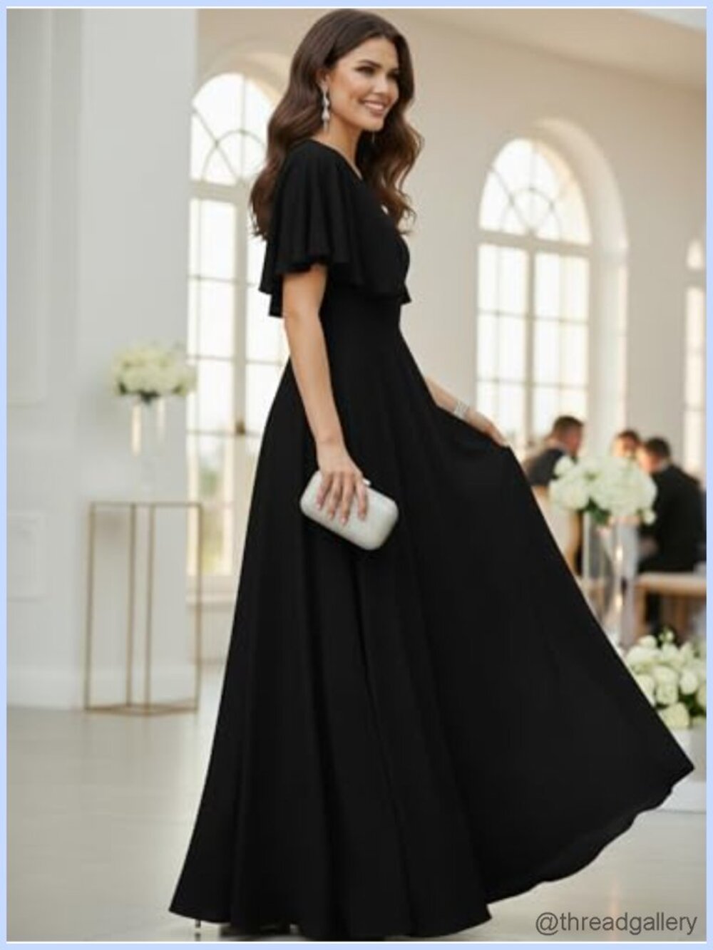 KOH KOH Womens Long Elegant Bridesmaid Evening Cocktail Modest Maxi Dress - Picture 3 of 6